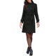 thumbnail image 2 of INSPIRE CHIC Abrigo de Doble Botonadura para Mujer con Cuello Alto, Gabardina de Longitud Media, Abrigo de Invierno con Cinturón M Negro, 2 of 6