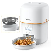 Dispensador Automático De Comida Para Gatos Yuposl 2L Con Batería De 180 Días