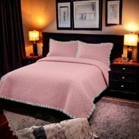 Angeles Del Hogar - Cubrecama Quilt De Verano Bordado De 2 Plazas