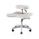 thumbnail image 4 of Taburete Con Patas Cruzadas Y Asiento Acolchado Grueso, Silla Ergonómica Para Meditación, Color Blanco, 4 of 5
