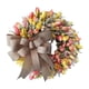 thumbnail image 3 of Corona de puerta delantera, hermosa corona de puerta de primavera completa, coronas de flores artificiales, corona de cartel de bienvenida para fiesta 45cm, 3 of 5