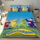 thumbnail image 1 of Teletubbies Conjunto de sábanas temático, trío de piezas, cómodo y amigable con la piel, diseño único, regalo de decoración para el hogar para familiares, amigos y fans,173cm *218cm, 1 of 6