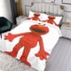 thumbnail image 3 of Elmo Conjunto de sábanas temático, trío de piezas, cómodo y amigable con la piel, diseño único, regalo de decoración para el hogar para familiares, amigos y fans,140X210cm, 3 of 6