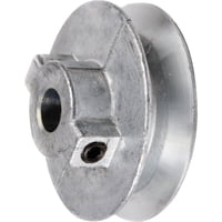 Polea Chicago Die Casting 350 A, 1,6 Cm, Ranura En V Única Para Cinturones De Sección A De 1,3 Cm
