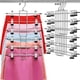 thumbnail image 1 of Perchas para pantalones Lumigens de 6 niveles que ahorran espacio, paquete de 4, 1 of 6
