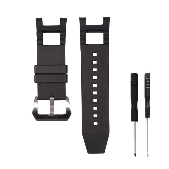 Correa de reloj Senphyton para Invicta Subaqua Noma III Black Rubber