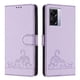 thumbnail image 5 of Funda tipo cartera FOXDOCK para REALME NARZO 50 con soporte, ranuras, RFID, diseño de gato, 5 of 5
