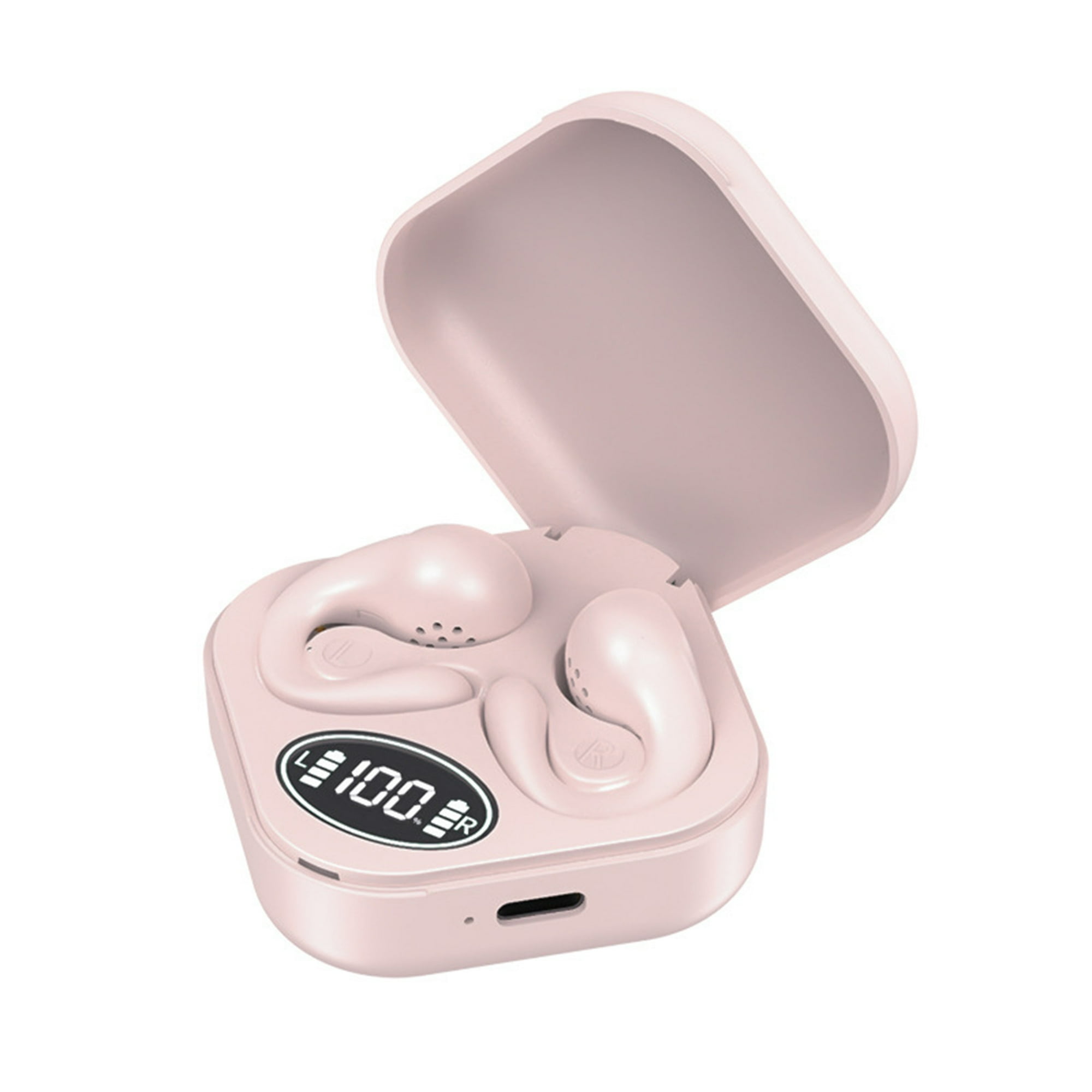 Veatool - Auriculares Bluetooth Inalámbricos, Bluetooth 5.3, Auriculares Colgantes, Auriculares Abiertos Con Pantalla De Alimentación, Hi - Fi Estéreo, Toque Inteligente