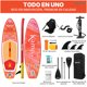 thumbnail image 2 of Set Tabla Stand Up Paddle Surf Inflable Azuria 320x81x15cm Color Sandía, 2 of 12