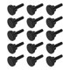 thumbnail image 1 of Uxcell Tornillos de Pulgar Moleteados M5x20mm, Tornillos de Cabeza Plana de Acero Negro Recubiertos de Zinc con Perillas de Agarre de Hombro Sujetadores de Rosca de Apriete Manual, 15 Piezas, 1 of 7