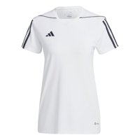 Camiseta Adidas Tiro 23 Para Mujer Talla Grande Blanca Y Negra 4X