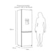 thumbnail image 3 of REFRIGERADOR BOTTOM FREEZER FRIO DIRECTO LRB-270SDNW NEGRO, 3 of 5