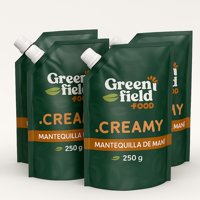 Green Field Food - Mantequilla De Maní Creamy Pack X4 - 1 Kg