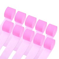 Decoración Uxcell Cinta De Papel Crepé Blanca 1.8 In X 25 M