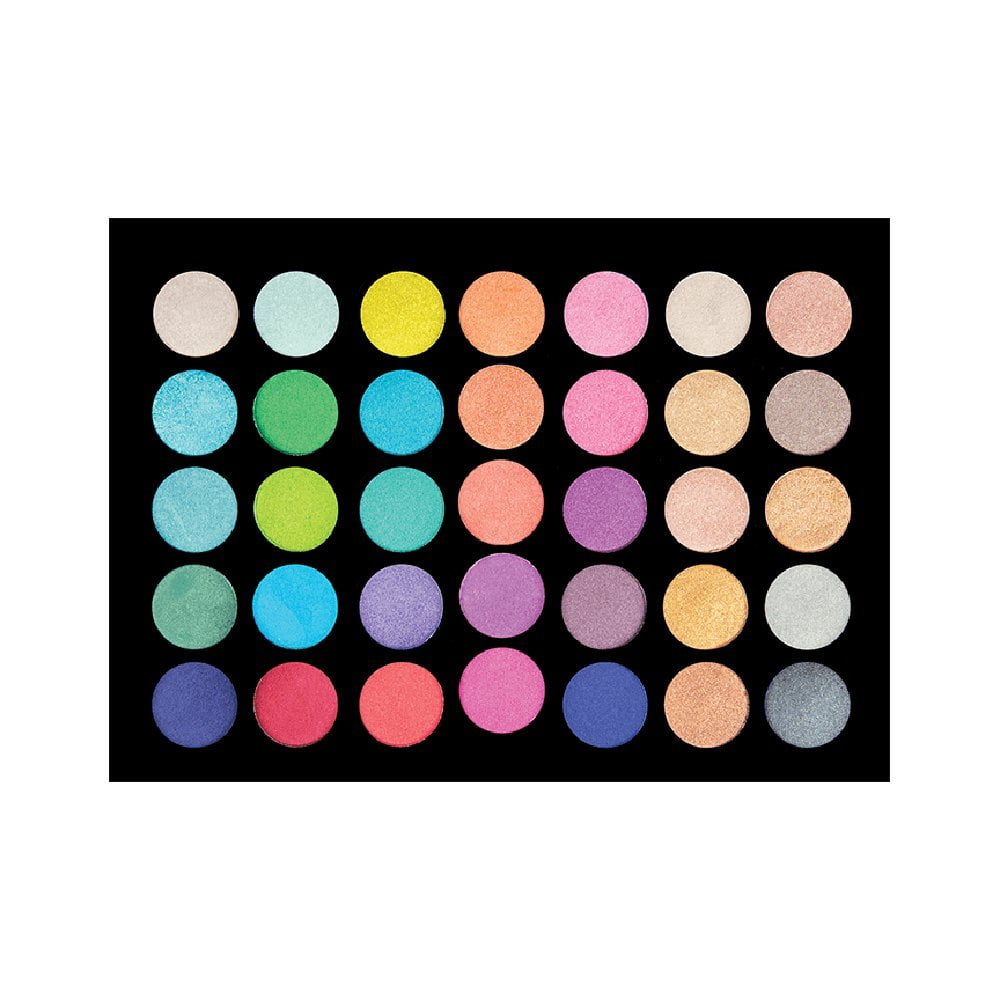 Paleta De Sombras De Ojos Crown Brush 35 Colores Shimmer