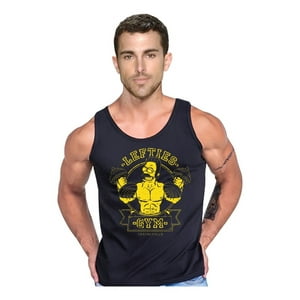 Persodesign - Polera Musculosa Zurdos Vecinillo Gym Lefties Tank Talla 2Xl Negro Hombre