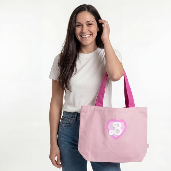 Bolso Tote Grande Barbie Mujer Rosado TU