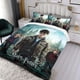 thumbnail image 3 of Harry Potter Conjunto de sábanas temático, trío de piezas, cómodo y amigable con la piel, diseño único, regalo de decoración para el hogar para familiares, amigos y fans,173X218cm, 3 of 6