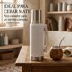 thumbnail image 4 of Termo Para Mate 1,2 L Acero Inoxidable Con Pico Cebador blanco, 4 of 9