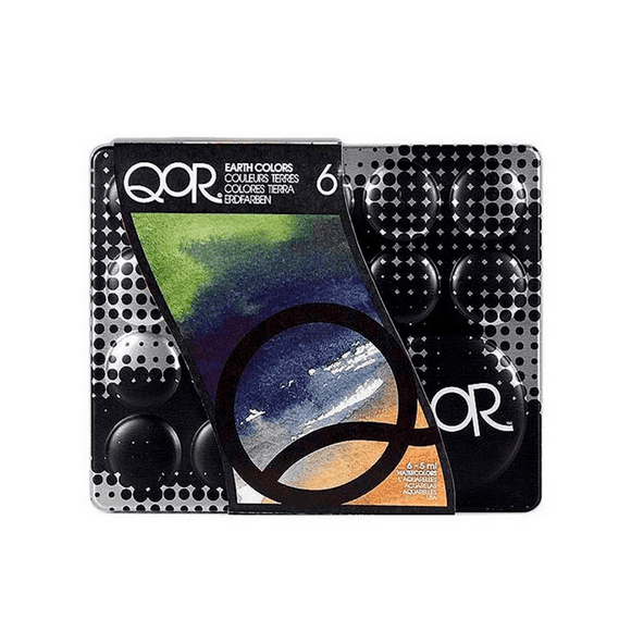 Acuarela en Tubos Qor Set 6 Colores Tierra