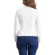 thumbnail image 3 of INSPIRE CHIC Chaquetas de Mezclilla para Mujer Cuello Alto Mangas Largas Chaquetas Cortas de Jean Blanco 2XL, 3 of 6