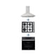 thumbnail image 1 of Horno Empotrado Electrico Hbb 510 Bk Negro 67 Litros + Encimera A Gas + Campana, 1 of 3