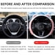 thumbnail image 2 of Funda Para Volante De Coche, Mullida Y Suave Felpa Para Invierno Cálido, Bonito Protector De Volante Con Orejas De Gato Gatito, Universal De 15 Pulgadas, Elástico Y Antideslizante, 2 of 6