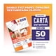thumbnail image 2 of Doble Faz Papel Opalina Texturizada Glossy Carta 50h 230g ESN blanco carta, 2 of 9