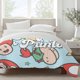 thumbnail image 2 of Mario Bedding Sets Bed Cartoon Duvet Cover Lightweight 3 Piece Bet Sets for Kids Boys Girls, 2 of 5