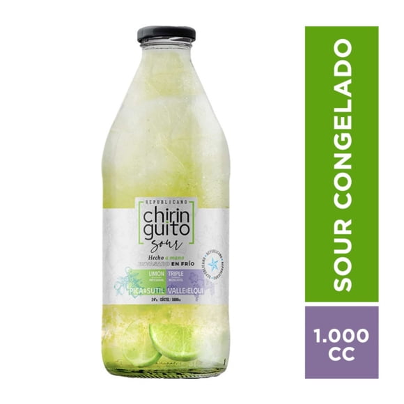 Cóctel Pisco Sour Limón Pica 24° Botella, 1 L