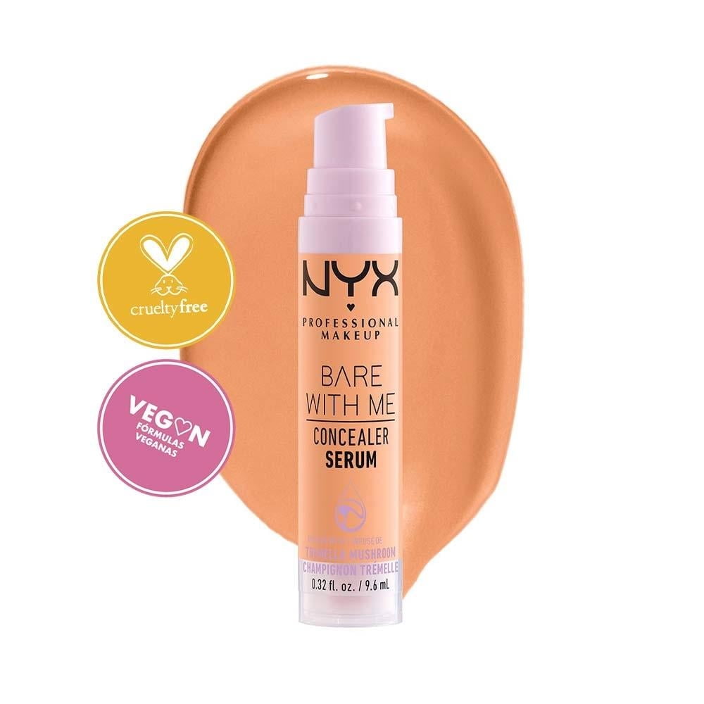 Corrector Infusionado Con Serum Hidratante Nyx Professional Makeup Bare With Me Concealer Serum Medium Golden 9.6 Ml