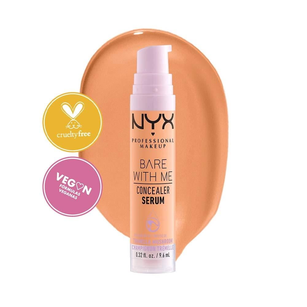 Corrector Infusionado Con Serum Hidratante Nyx Professional Makeup Bare With Me Concealer Serum Medium Golden 9.6 Ml