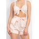 thumbnail image 2 of Conjunto de Top Corto a Rayas con Lazo Delantero y Shorts con Cinturón, 2 of 5