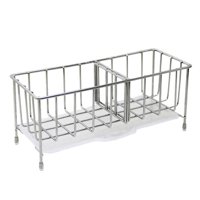 Magideal - Escurridor De Soporte De Esponja De Cocina Con Bandeja De Drenaje Extraíble, Organizador De Encimera De Cocina, Jabonera De Pie, Almacenamiento A Prue