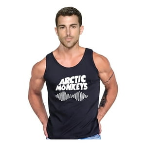 Persodesign - Polera Diseño Arctic Monkeys Rock Musculosa Tank Gym Life Talla S Negro Hombre