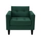 thumbnail image 1 of Sofa Retro 1c Felpa 00 Verde Botella, 1 of 6