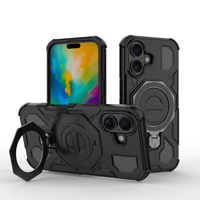 Funda Foxdock Para Iphone 16 , Magnética, Ligera, Soporte 360°, Antigolpes