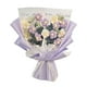 thumbnail image 3 of Ramo De Flores De Ganchillo Completo Para Vacaciones Día De La Madre Regalo Familiar Violeta, 3 of 5