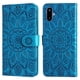 thumbnail image 1 of Funda tipo cartera FOXDOCK para Samsung Galaxy F06 5G , diseño girasol en relieve, cuero PU, cierre magnético, soporte y tarjetero, 1 of 5