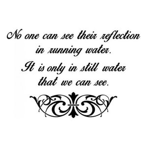 Rienda Libre Graphics - Decomural Still Water Inspirational Ws-34056
