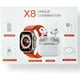 thumbnail image 2 of Combo Reloj Watch X8 Ultra + Audifonos In Ear + Power Bank Color Gris, 2 of 2