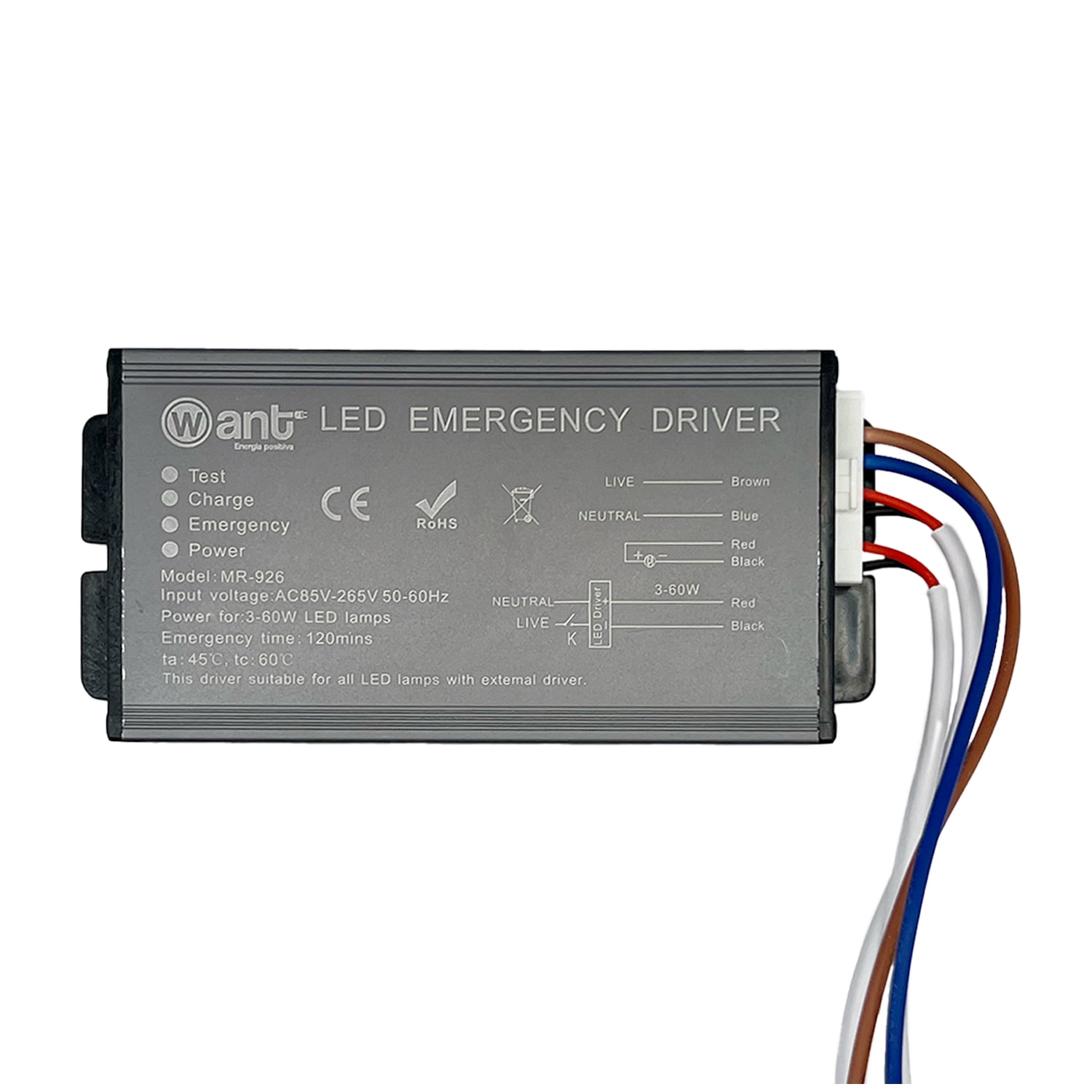 Hb Led - Kit De Emergencia Para Panel Led Slim 3-60w