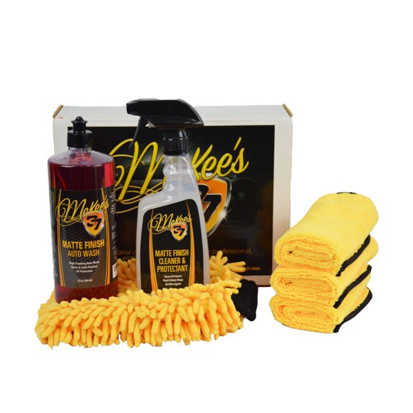 Kit de lavado de autos McKee's 37 Acabado Mate con toallas
