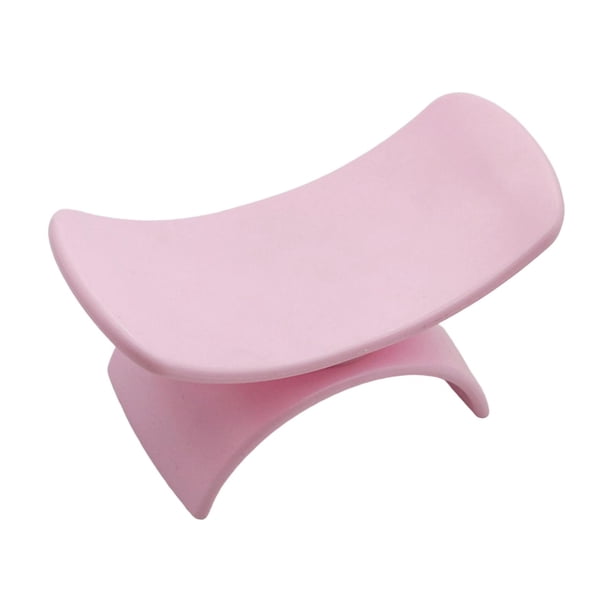 Cojín para Reposabrazos de Uñas en Forma de U, Accesorios Profesionales para Decoración de Uñas, Soporte para Alfombrilla para Decoración de Uñas para Rosado