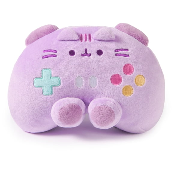 Controlador de juegos Pusheen de peluche GUND, 18 cm, color morado