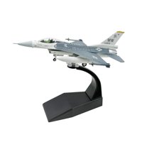 Bothyi - Modelo Fundido A Presión Simulación Adultos Regalos 1/100 F16C Fighter Para Oficina Hogar