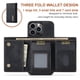 thumbnail image 3 of Funda para iPhone 15 Pro Max Oidealo 2 en 1 con billetera, 3 of 7