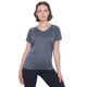 thumbnail image 1 of Polera Mujer Deportivo V-Neck Charcoal Corona, 1 of 5