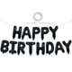 thumbnail image 1 of Pancarta con globos de cumpleaños TONIFUL, color negro, 40 cm, lámina de mylar, 1 of 5