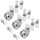 thumbnail image 1 of Cerraduras para gabinete Cylinnda, paquete de 3, aleación de zinc, cerradura de leva de 16 mm, 1 of 9